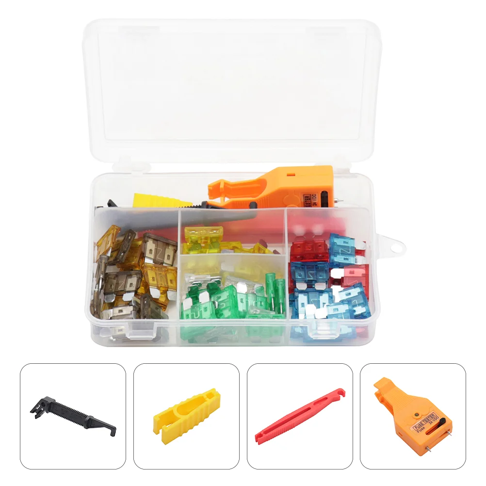 60pcs Professional Useful Car Fuses Tester and Puller Kit Assorted Fuse Kit Car Fuses Kit
60pcs Professional Useful Car Fuses Tester and Puller Kit Assorted Fuse Kit Car Fuses Kit