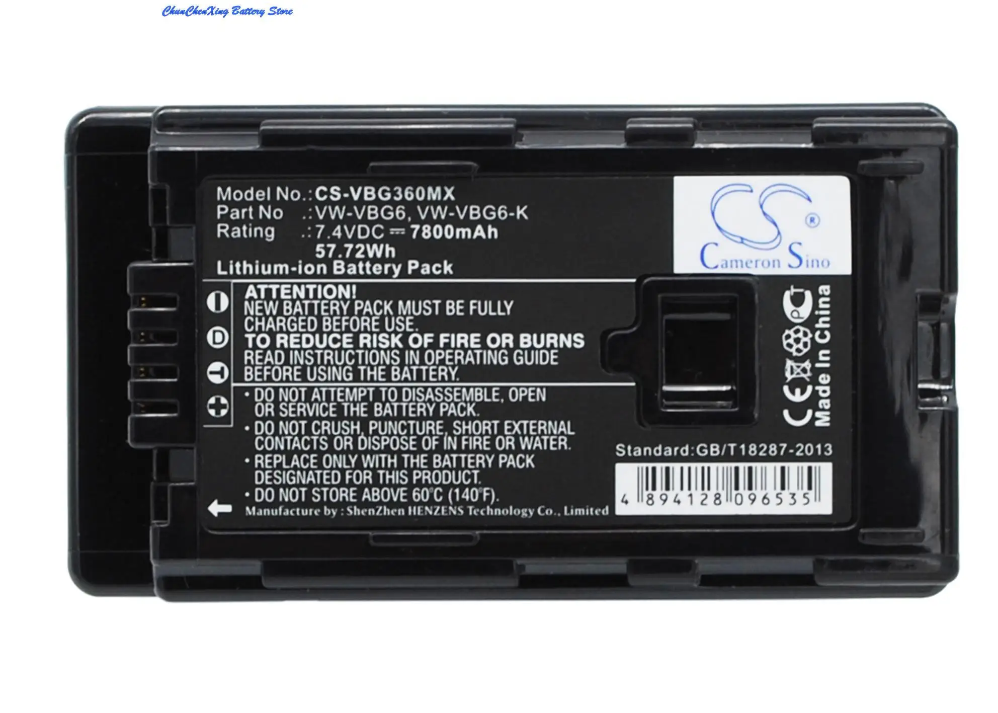 

Cameron Sino 4400mAh/7800mAh Battery for Panasonic HDC-HS300 TM300 HS250 SD100 HS100 HS20 TM20 SD20 SD9 HS9 SX5 SD5 SD600 HS200