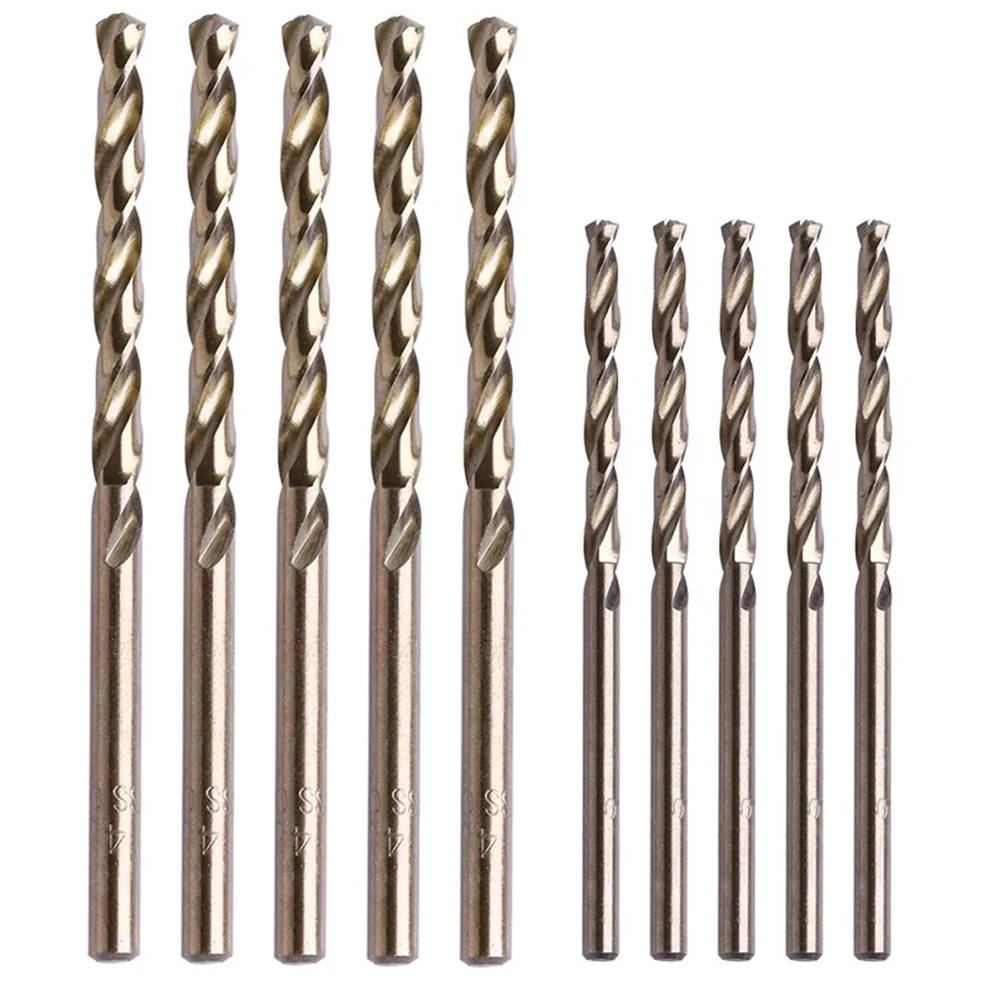 10pcs 3mm/4mm M35 Cobalt HSS Drill Bit Set Straight Shank Twist Drill Bit For Stainless Steel Drilling Metalworking Power Tools
10pcs 3mm/4mm M35 Cobalt HSS Drill Bit Set Straight Shank Twist Drill Bit For Stainless Steel Drilling Metalworking Power Tools
