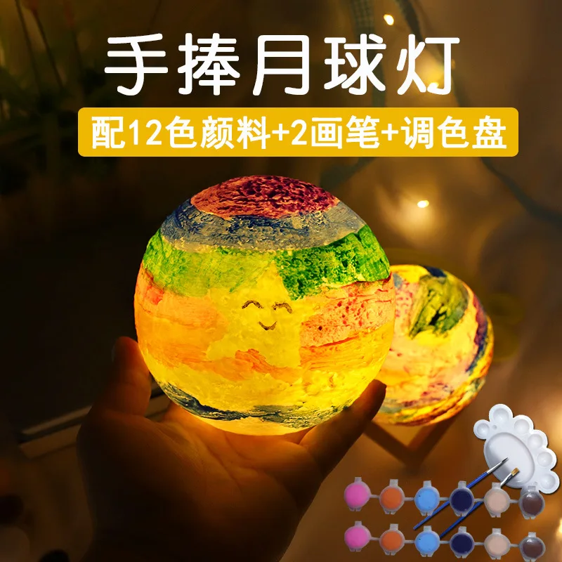 Glowing moon children's painting coloring graffiti hand-painted planet lights , science educational toys for kids 6 years
Glowing moon children's painting coloring graffiti hand-painted planet lights , science educational toys for kids 6 years