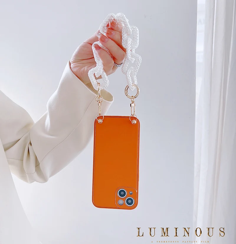 Phone Lanyard for IPhone13 Pro Max Creative Pearl Pattern Hand Chain 13mini Case for IPhone 11 12 13 Mobile Phone Case Female
Phone Lanyard for IPhone13 Pro Max Creative Pearl Pattern Hand Chain 13mini Case for IPhone 11 12 13 Mobile Phone Case Female