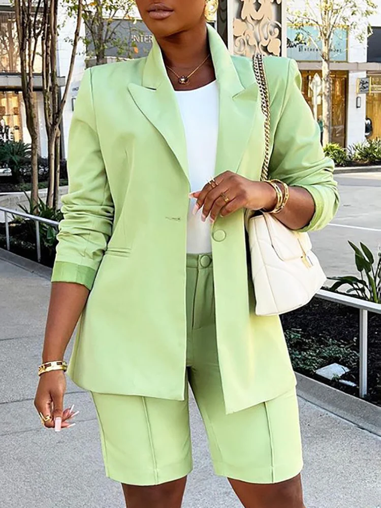 Mandylandy Women Summer Elegant Lapel Neck Single Breasted Blazer Coat Fashion Female Y2K Long Sleeve Jacket Streetwear
Mandylandy Women Summer Elegant Lapel Neck Single Breasted Blazer Coat Fashion Female Y2K Long Sleeve Jacket Streetwear