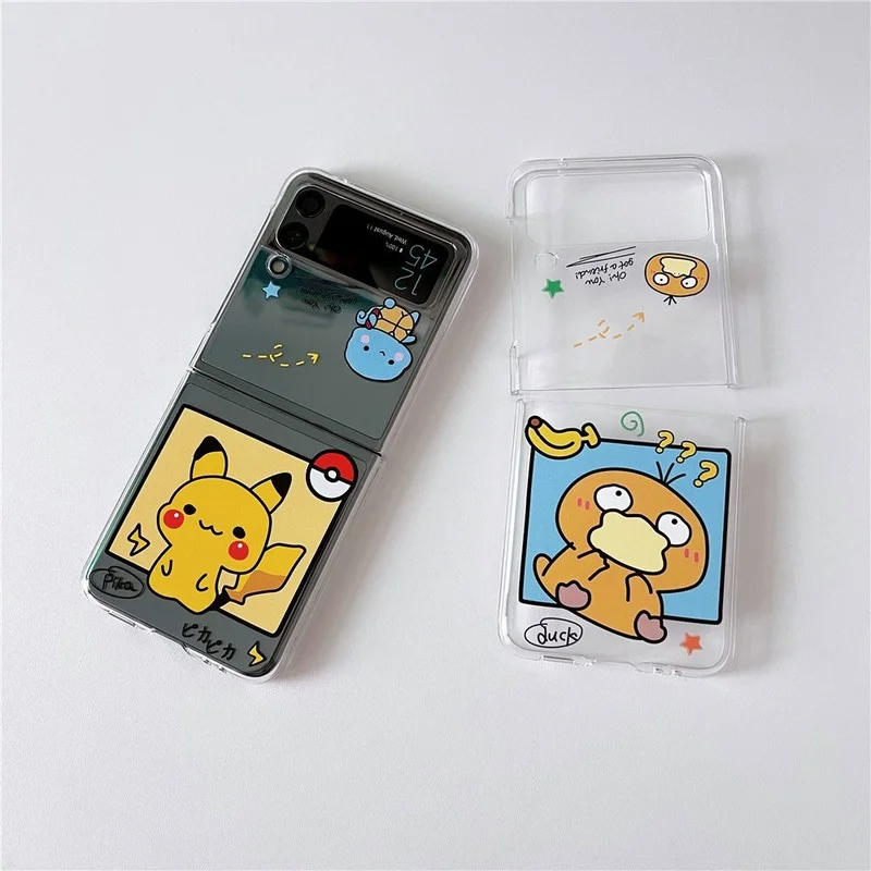 Bandai Pokemon Cartoon Phone Case for Samsung Galaxy Z Flip 3 Protective Capa Transparent Foldable Shockproof Back Cover
Bandai Pokemon Cartoon Phone Case for Samsung Galaxy Z Flip 3 Protective Capa Transparent Foldable Shockproof Back Cover