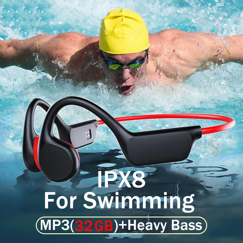 LS X7 Swimming Bone Conduction Earphones Bluetooth Wireless IPX8 32GB MP3 Player Hifi Headphone With Mic Headset
LS X7 Swimming Bone Conduction Earphones Bluetooth Wireless IPX8 32GB MP3 Player Hifi Headphone With Mic Headset
