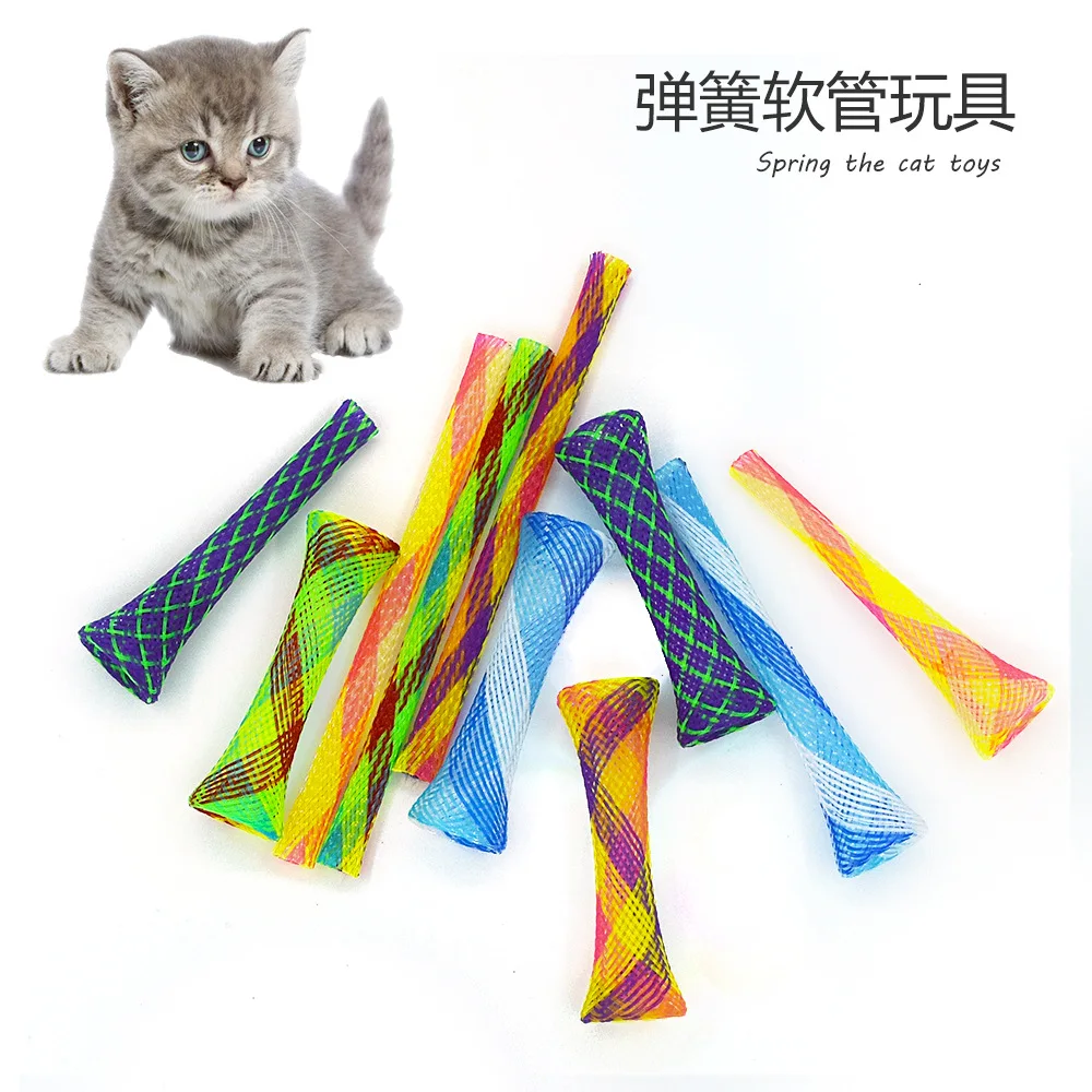 Товары для домашних животных, игрушки для кошек, когти, жевательные игрушки, эластичная цветная пружинная трубка
Товары для домашних животных, игрушки для кошек, когти, жевательные игрушки, эластичная цветная пружинная трубка