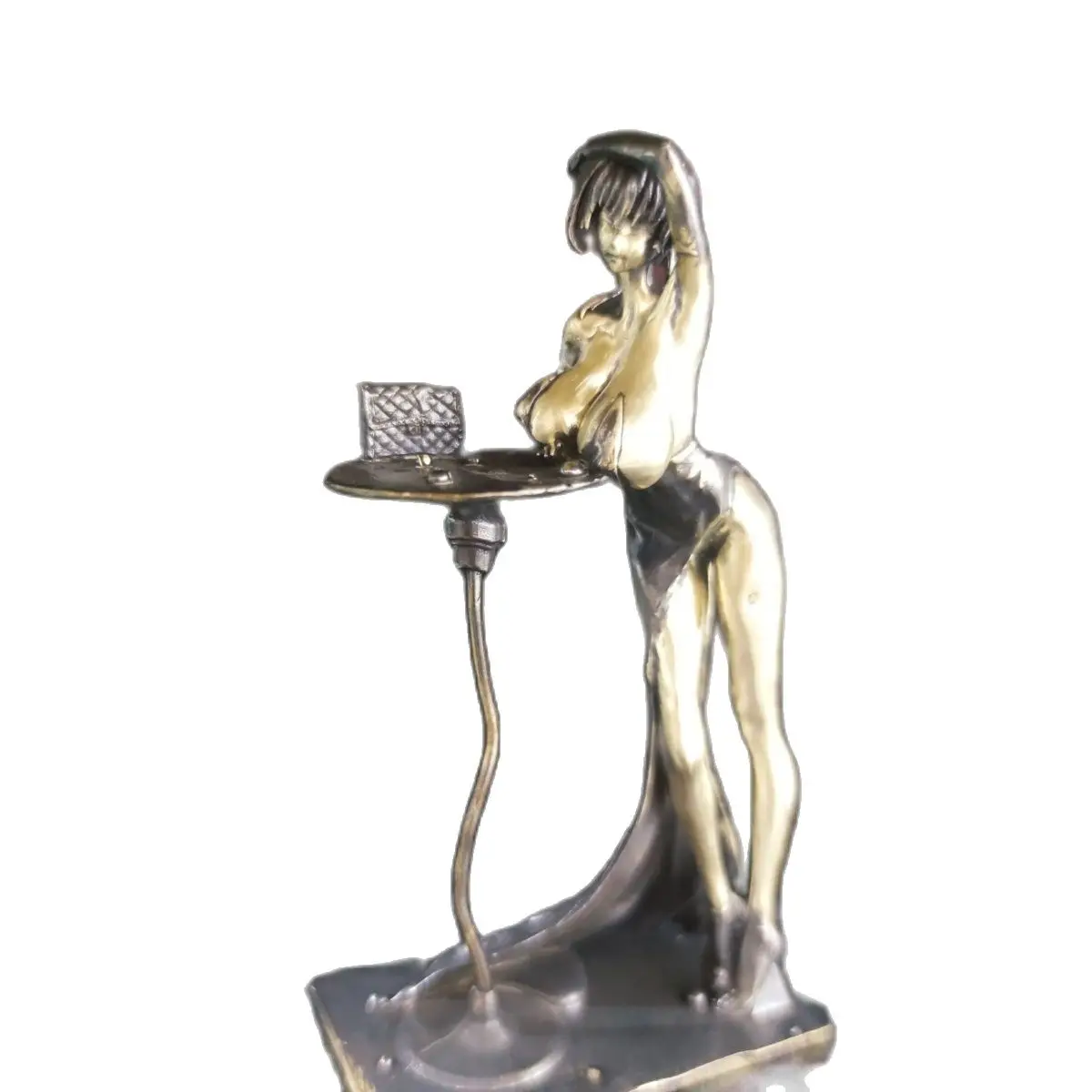 12cm Pure copper, big chest, long legs, sexy beauty, handmade ornaments, statues showing naked women
12cm Pure copper, big chest, long legs, sexy beauty, handmade ornaments, statues showing naked women