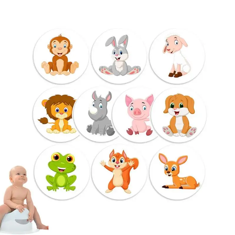 Color Changing Toilet Stickers 10 Pieces Animal Theme Potty Training Stickers Toilet Targets Stickers Color Changing Pee Targets
Color Changing Toilet Stickers 10 Pieces Animal Theme Potty Training Stickers Toilet Targets Stickers Color Changing Pee Targets