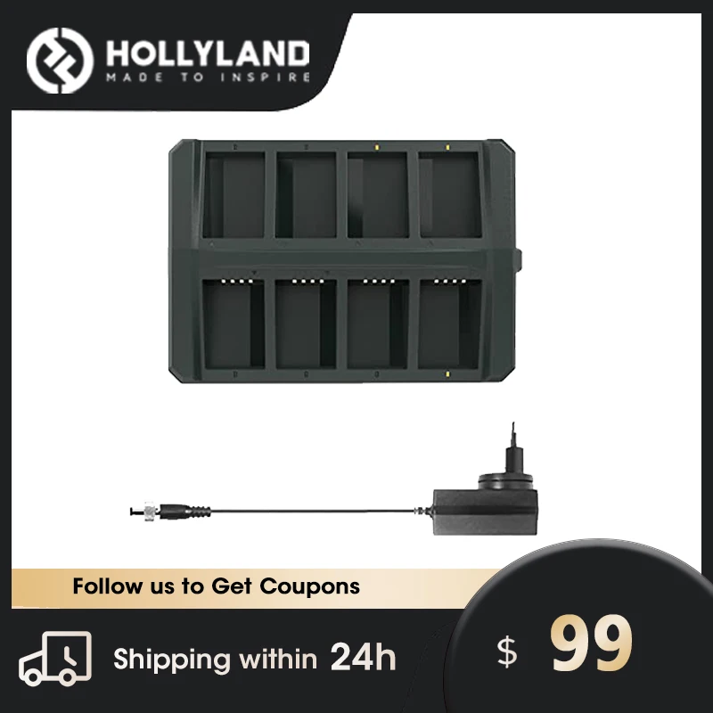 Hollyland Solidcom C1 зарядка аккумулятора с 8 слотами для Solidcom C1 беспроводная гарнитура Intercom
Hollyland Solidcom C1 зарядка аккумулятора с 8 слотами для Solidcom C1 беспроводная гарнитура Intercom