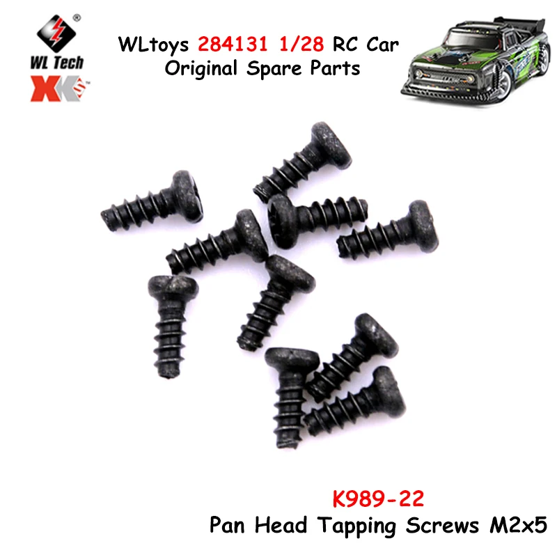 Оригинальные запасные части WLtoys 284131 K969 K979 P929 P939 1/28 для радиоуправляемых автомобилей, винты для нарезания метрической головки M2x5
Оригинальные запасные части WLtoys 284131 K969 K979 P929 P939 1/28 для радиоуправляемых автомобилей, винты для нарезания метрической головки M2x5