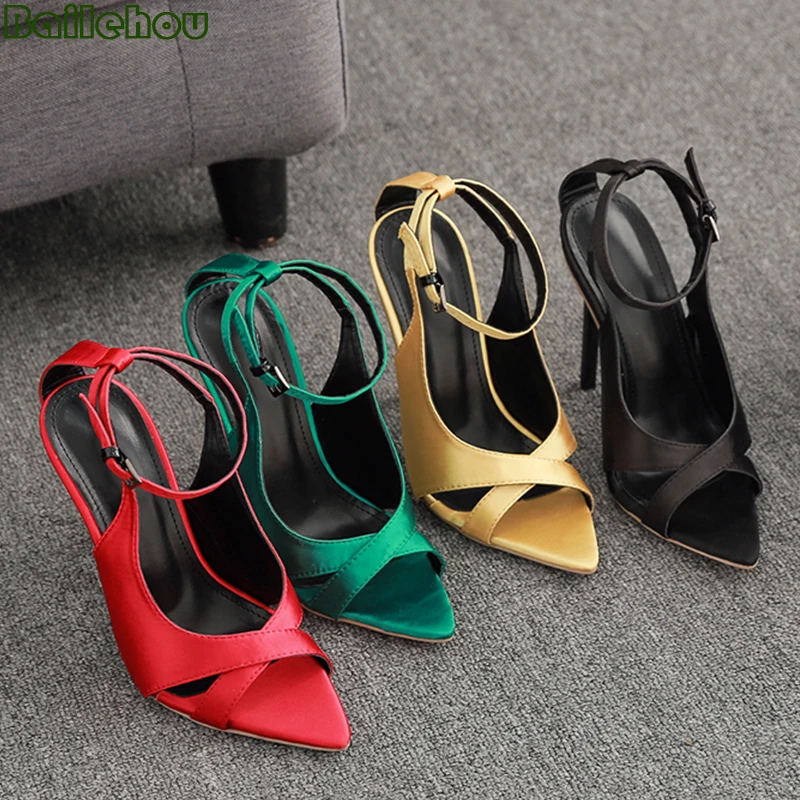 Big Size Woman Pumps Fashion Female Summer New Shoes For Women Sandals 2022 Silk Thin High Heels Pointed Toe Ladies Slides
Big Size Woman Pumps Fashion Female Summer New Shoes For Women Sandals 2022 Silk Thin High Heels Pointed Toe Ladies Slides
