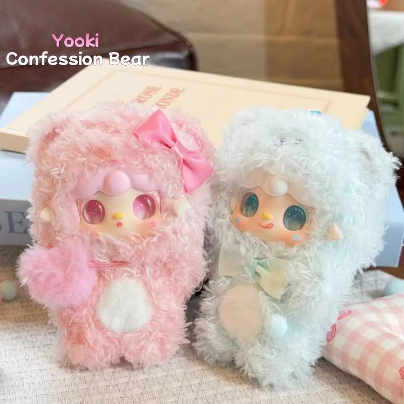 Новый Yooki Confession Bear висящая карточка виниловая кукла милый подарок для девочек на
