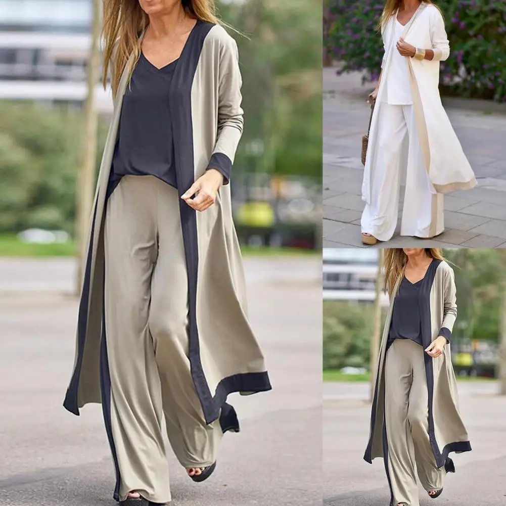 1 Set Outfit Suit Casual Autumn Winter Color Block for Dating Cardigan Camisole Pants Women Outfit
1 Set Outfit Suit Casual Autumn Winter Color Block for Dating Cardigan Camisole Pants Women Outfit