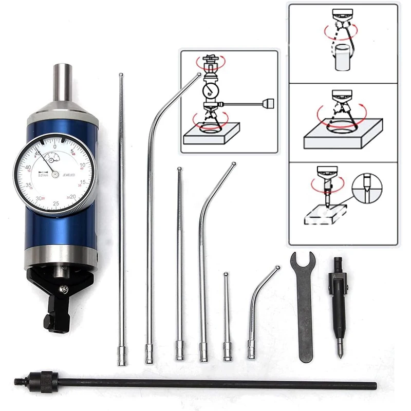 Coaxial Centering Indicator Co-Ax Precision Milling Machine Test Dial + Stylus Center Lever Meter Positioning Gauge 0-3mm
Coaxial Centering Indicator Co-Ax Precision Milling Machine Test Dial + Stylus Center Lever Meter Positioning Gauge 0-3mm
