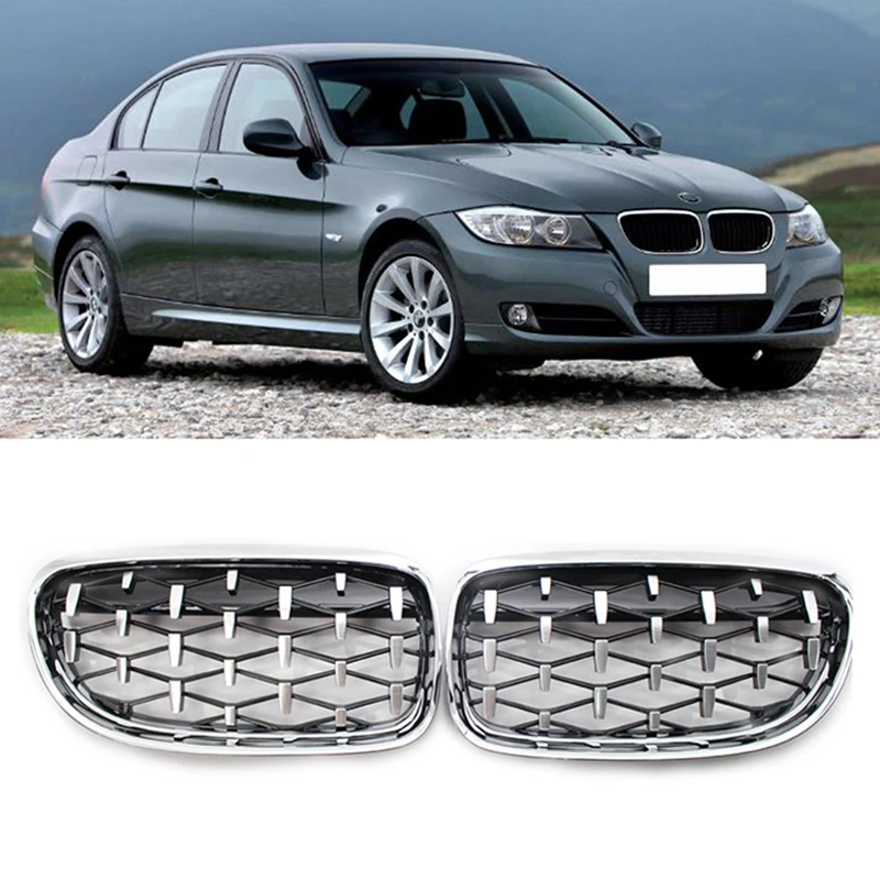2Pcs/Set Car Front Grille Diamond Grills Meteor Style For BMW E90 E91 3 Series 2009-2012 Auto Accessories Silver And Black
2Pcs/Set Car Front Grille Diamond Grills Meteor Style For BMW E90 E91 3 Series 2009-2012 Auto Accessories Silver And Black