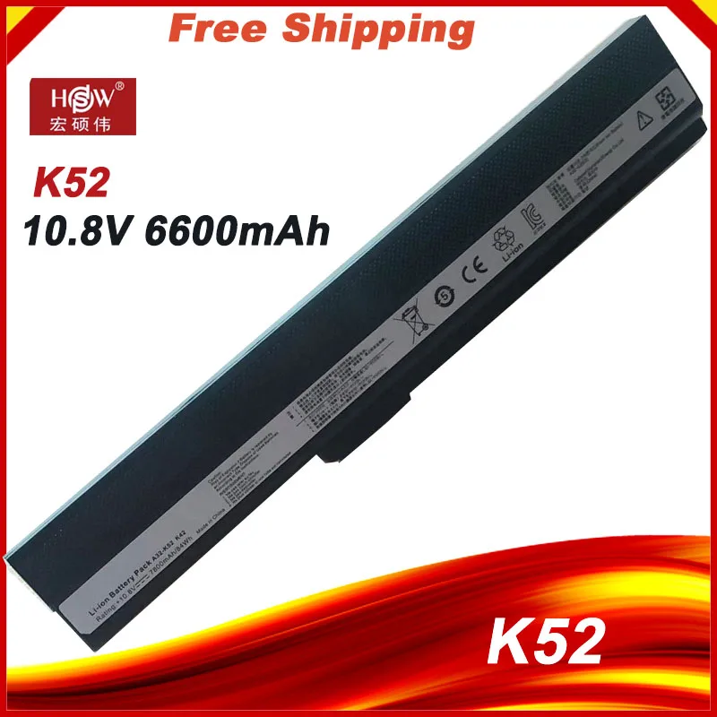 6600mAh New laptop battery for Asus A52 A31-K52 A41-K52 A42-K52 A32-K52 K42F K42JB K42JK K52F K52J A52J A52F A52JB A52JK A52JR
6600mAh New laptop battery for Asus A52 A31-K52 A41-K52 A42-K52 A32-K52 K42F K42JB K42JK K52F K52J A52J A52F A52JB A52JK A52JR