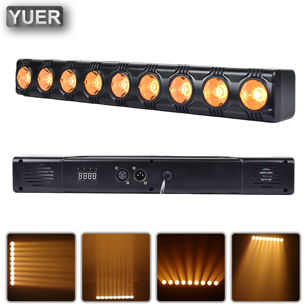 Yuer 9X12W золотой янтарный световой эффект для сцены 
Yuer 9X12W золотой янтарный световой эффект для сцены