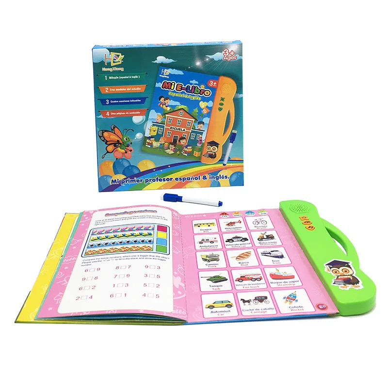 

Spanish English E-books Early Childhood Education Puzzle Children Learning Toys Animal Nursery Rhymes and Fairy Tales Storybooks