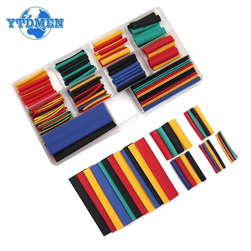 Набор термоусадочных трубок 2:1, 164 шт., полиолефиновые изоляционные трубки, изоляция и водонепроницаемость для проводов в ассортименте
Набор термоусадочных трубок 2:1, 164 шт., полиолефиновые изоляционные трубки, изоляция и водонепроницаемость для проводов в ассортименте