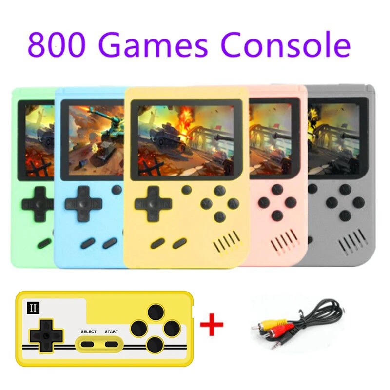 NEW 800 IN 1 Retro Video Game Console Handheld Game Portable Pocket Game Console Mini Handheld Player for Kids Player Gift
NEW 800 IN 1 Retro Video Game Console Handheld Game Portable Pocket Game Console Mini Handheld Player for Kids Player Gift