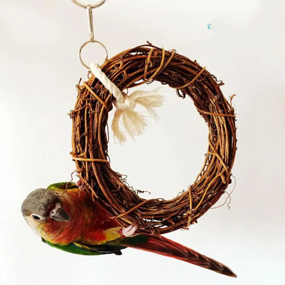 Natural Rattan Ring for Parrot, Hanging Toys, Perch Stand, Chewing Toys, Bird Cage Accessories, Pet Supplies
Natural Rattan Ring for Parrot, Hanging Toys, Perch Stand, Chewing Toys, Bird Cage Accessories, Pet Supplies