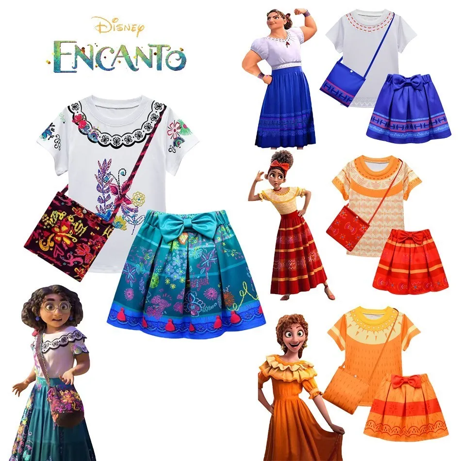 Disney Girl Mirabel Madrigal Pepa Isabela Dolores Princess Dress Kids Cosplay Costume Children Halloween Carnival Party Clothing
Disney Girl Mirabel Madrigal Pepa Isabela Dolores Princess Dress Kids Cosplay Costume Children Halloween Carnival Party Clothing
