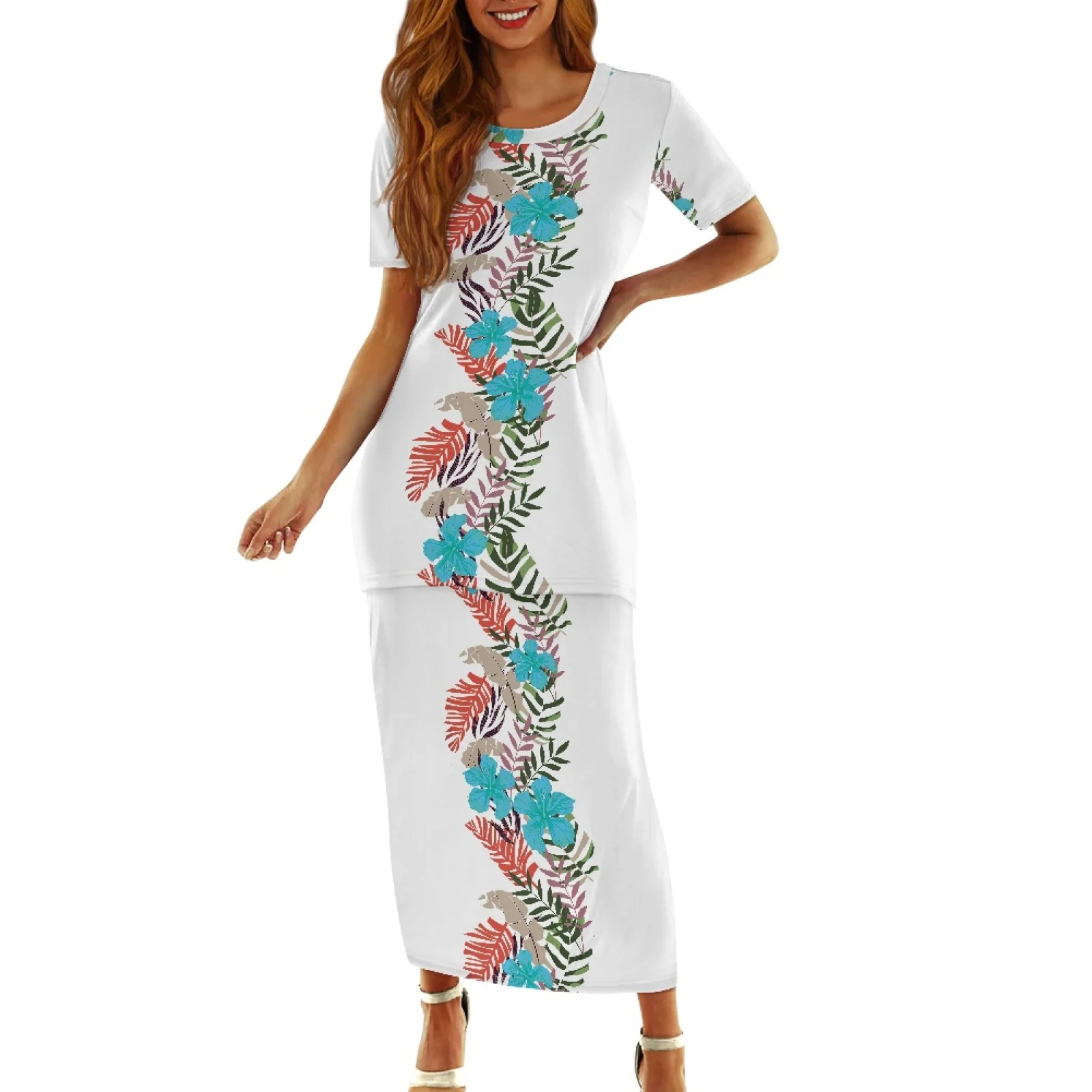 Polynesian Tribal Hawaiian Totem Tattoo Hawaii Prints New Summer Short Sleeve Dress Women Casual Fashion Round-Neck Ladies Dress
Polynesian Tribal Hawaiian Totem Tattoo Hawaii Prints New Summer Short Sleeve Dress Women Casual Fashion Round-Neck Ladies Dress