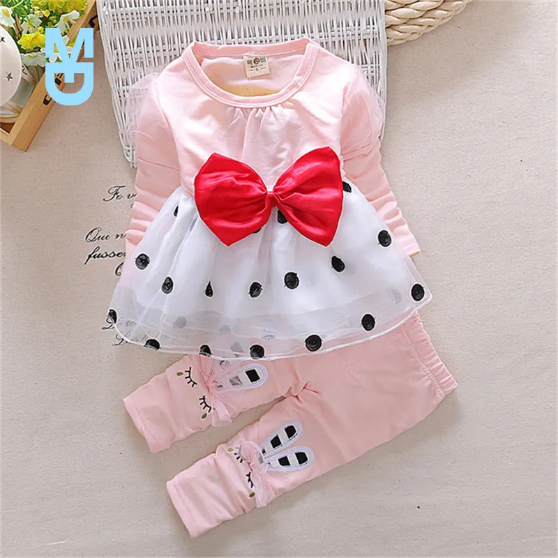New Baby girl clothes 0-3Y spring and autumn cotton suit polka dot mesh stitching bowknot cute clothes girl two-piece suit
New Baby girl clothes 0-3Y spring and autumn cotton suit polka dot mesh stitching bowknot cute clothes girl two-piece suit