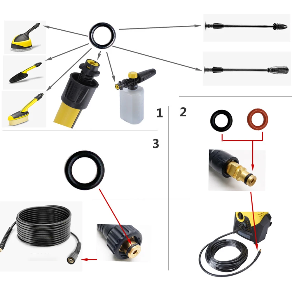 High Quality Hot Sale New Replacement Accessories Seal O-Ring Pressure Washers Watering Connector For Karcher K2 K3 K7
High Quality Hot Sale New Replacement Accessories Seal O-Ring Pressure Washers Watering Connector For Karcher K2 K3 K7