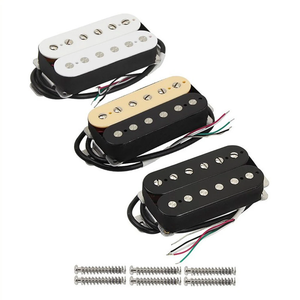 Ceramic Guitar Pickup Humbucker Double Coil Neck Bridge With Screws Springs For ST SQ Guitars Electric Guitar Replacement Parts
Ceramic Guitar Pickup Humbucker Double Coil Neck Bridge With Screws Springs For ST SQ Guitars Electric Guitar Replacement Parts
