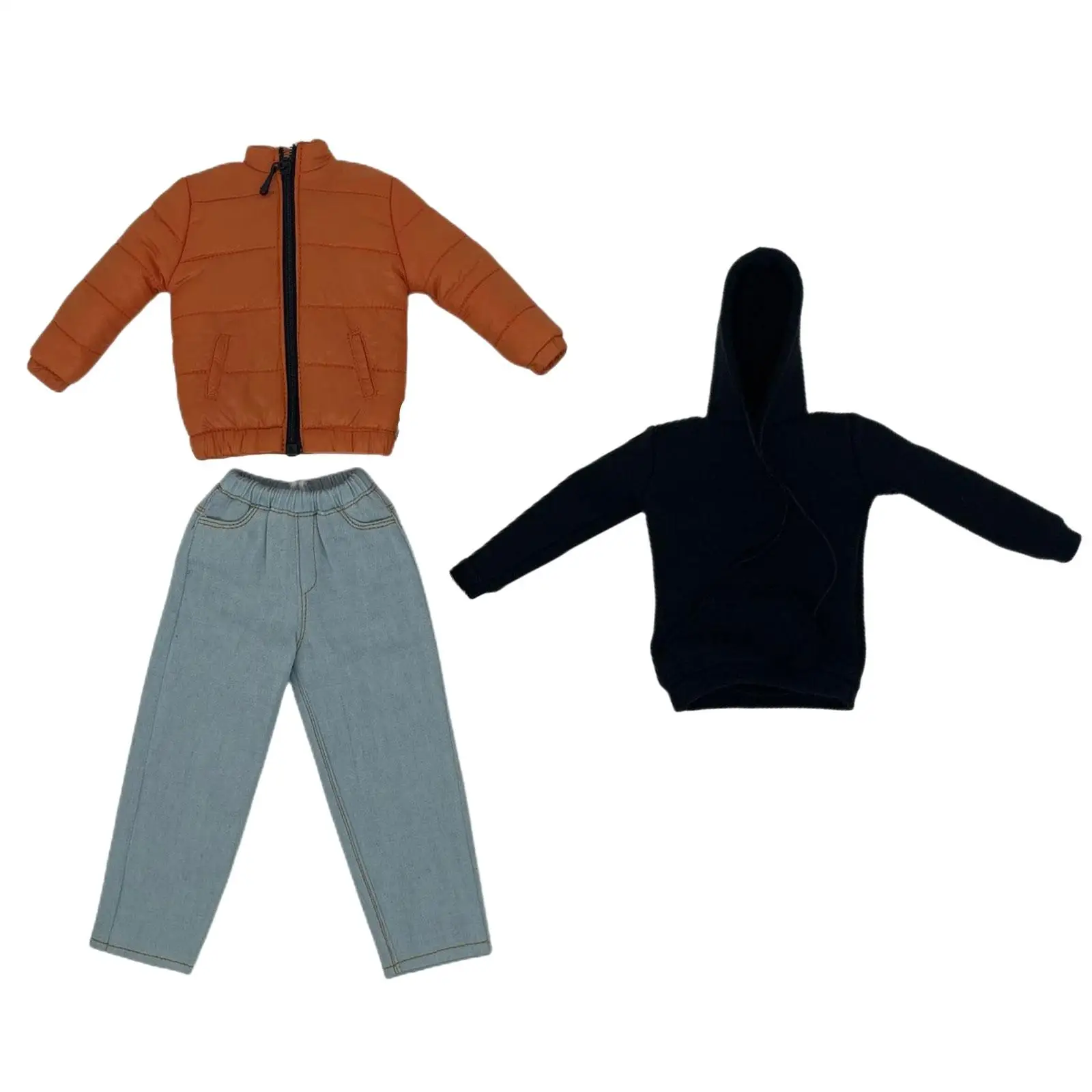 Figure Doll Clothes, Handmade ,Full Suit Down Jacket Hooded Sweater Jeans, 1/6 Scale Outfit Costume for 12inch Action Figure
Figure Doll Clothes, Handmade ,Full Suit Down Jacket Hooded Sweater Jeans, 1/6 Scale Outfit Costume for 12inch Action Figure