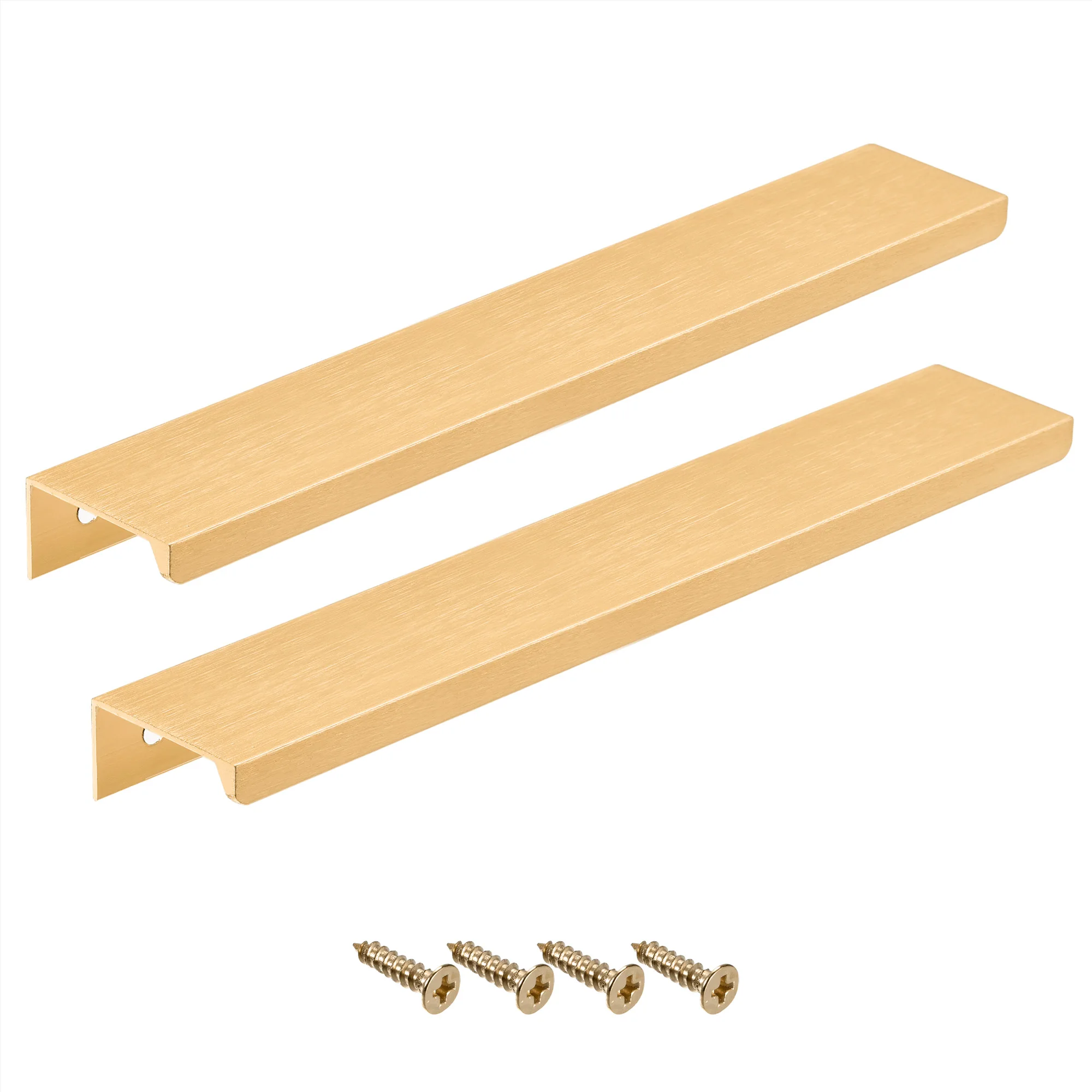 Uxcell 2Pcs Edge Pull Handle 300mm x 32mm Aluminum Alloy Cabinet Drawer Pull Gold Tone
Uxcell 2Pcs Edge Pull Handle 300mm x 32mm Aluminum Alloy Cabinet Drawer Pull Gold Tone