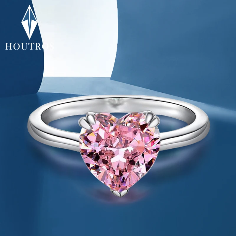 Houtros 10mm Heart Colorful Gemstone Ring 925 Sterling Sliver Palted 18K Gold 3 Claw High Carbon Diamond Ring Fine Jewelry Gift
Houtros 10mm Heart Colorful Gemstone Ring 925 Sterling Sliver Palted 18K Gold 3 Claw High Carbon Diamond Ring Fine Jewelry Gift