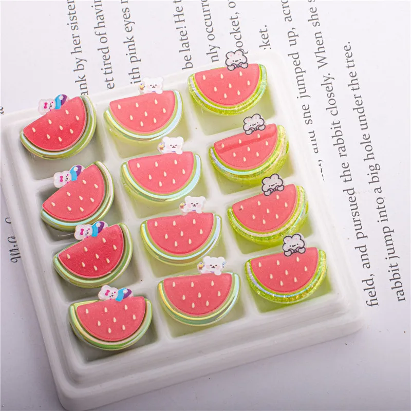 Wholesale 50pcs/lot color pattern print cartoon watermelon shape acrylic beads diy jewelry garment accessory
Wholesale 50pcs/lot color pattern print cartoon watermelon shape acrylic beads diy jewelry garment accessory