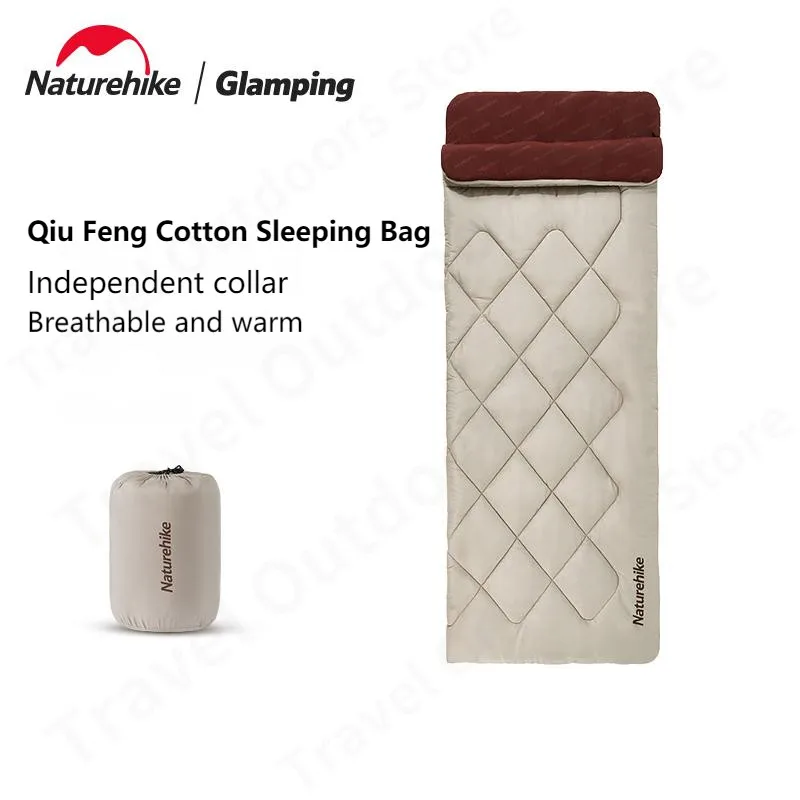 

Naturehike Camping 13~ -12℃ Cotton Envelope Sleeping Bag Spliced Waterproof Ultralight Portable Outdoor Winter Tent Sleeping Bag