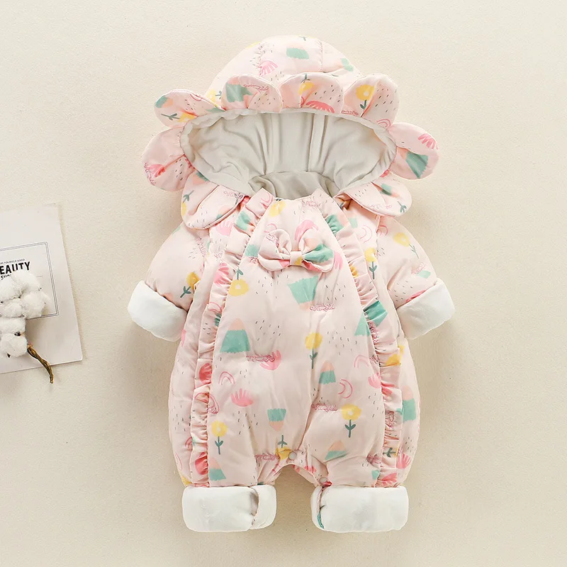 2022 Winter Newborn Baby Girls Thick Cotton Jumpsuit for Baby Girls Floral Princess Bodysuits Kids Playsuit Clothes
2022 Winter Newborn Baby Girls Thick Cotton Jumpsuit for Baby Girls Floral Princess Bodysuits Kids Playsuit Clothes
