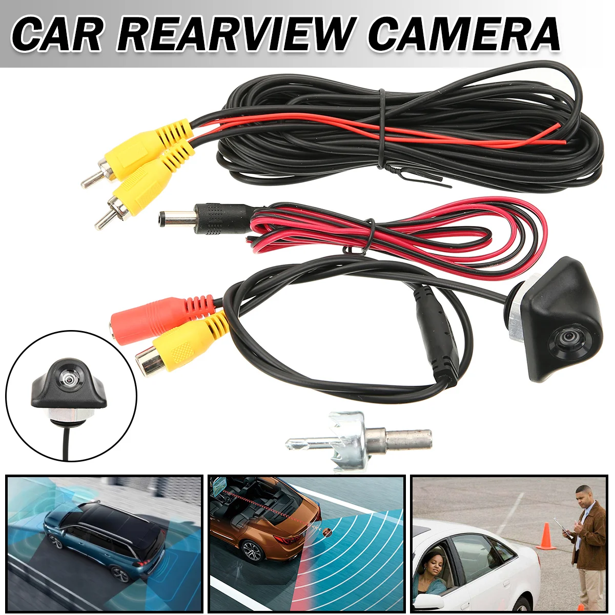 Mayitr 1set Car Reversing Rear View Camera Waterproof HD Automobile Cameras Shock-proof 170 Degrees Wide Vehicle Cam
Mayitr 1set Car Reversing Rear View Camera Waterproof HD Automobile Cameras Shock-proof 170 Degrees Wide Vehicle Cam