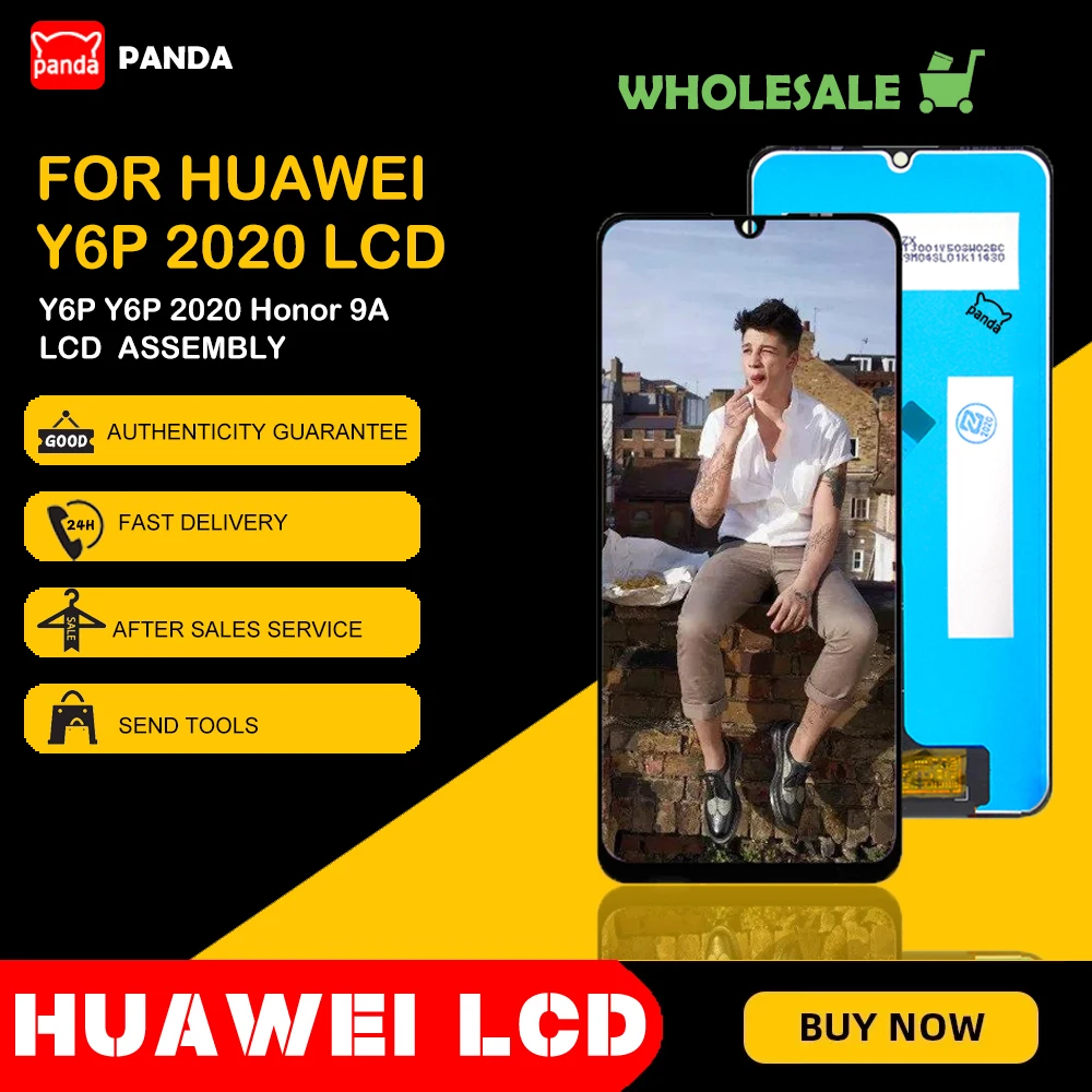 Оригинальный дисплей Y6P 2020 для Huawei Honor 9A, ЖК-дисплей с сенсорным экраном и дигитайзером в сборе, замена, бесплатная доставка, с рамкой, 1 шт.
Оригинальный дисплей Y6P 2020 для Huawei Honor 9A, ЖК-дисплей с сенсорным экраном и дигитайзером в сборе, замена, бесплатная доставка, с рамкой, 1 шт.