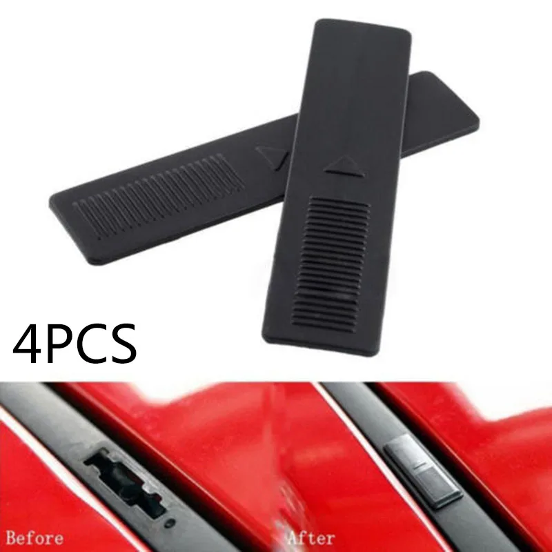 

Clip Black Set 4pcs Moulding Cover CX5 CX7 CX9 Replacement Roof Accs Part Tool Replaces Stock Latest Rail Durable