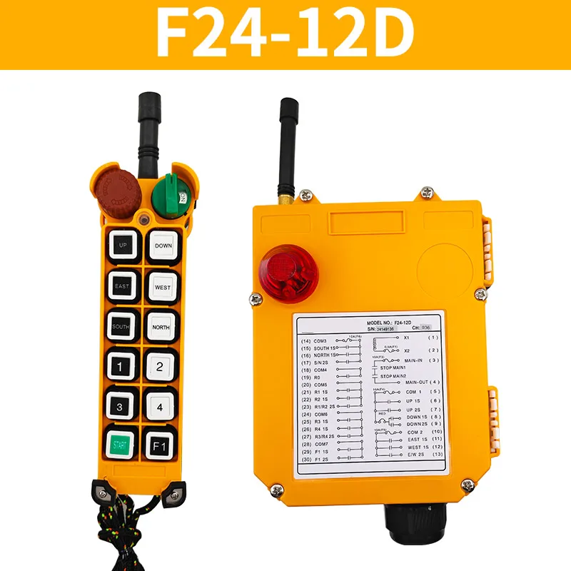 F24-8D/S Двухскоростной промышленный беспроводной радиокран Переключатели дистанционного управления Подъемник Контроллер моста F24-10D/S F24-12D
F24-8D/S Двухскоростной промышленный беспроводной радиокран Переключатели дистанционного управления Подъемник Контроллер моста F24-10D/S F24-12D