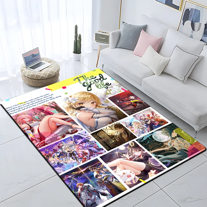 Genshin Impact HD Printed Carpet Household Rug Children's Room Living Room Chair Bedside Modern Simple Floor Mat Office Gifts
Genshin Impact HD Printed Carpet Household Rug Children's Room Living Room Chair Bedside Modern Simple Floor Mat Office Gifts