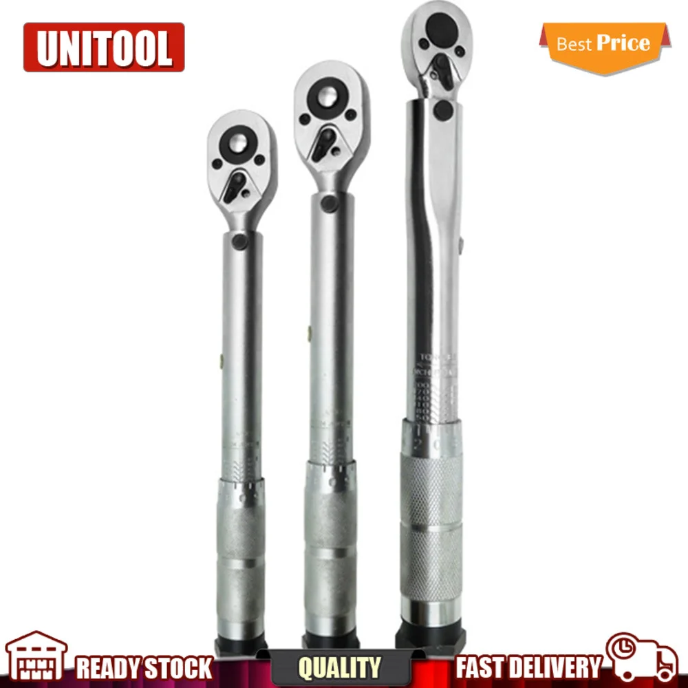 

Torque wrench bike 1/4 3/8 1/2 Square Drive 5-210N.m Two-way Precise Ratchet Wrench Repair Spanner Key Hand Tools