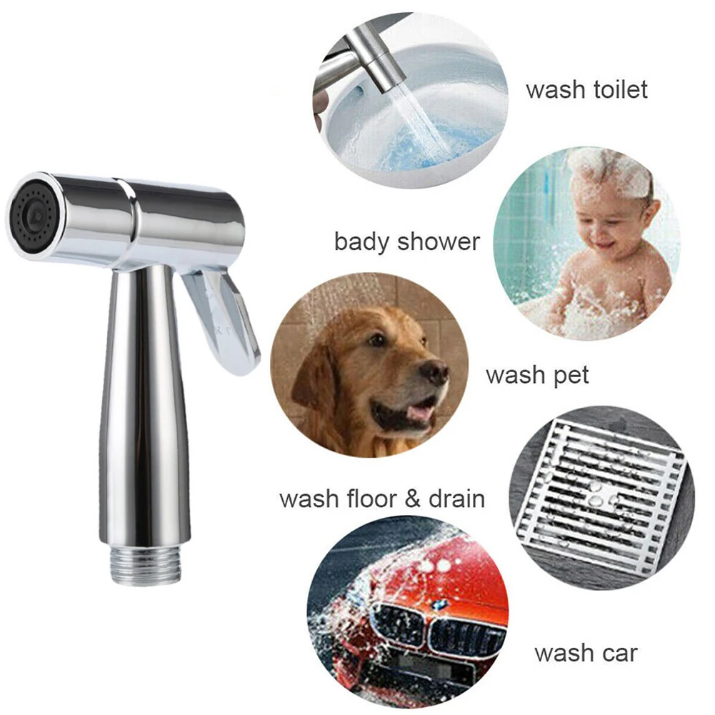 Handheld Toilet Faucet Sprayer Held Stainless Steel Sprayer Gun Hand Bidet Faucet Toilet Douche Bidet Head Handheld Spray
Handheld Toilet Faucet Sprayer Held Stainless Steel Sprayer Gun Hand Bidet Faucet Toilet Douche Bidet Head Handheld Spray