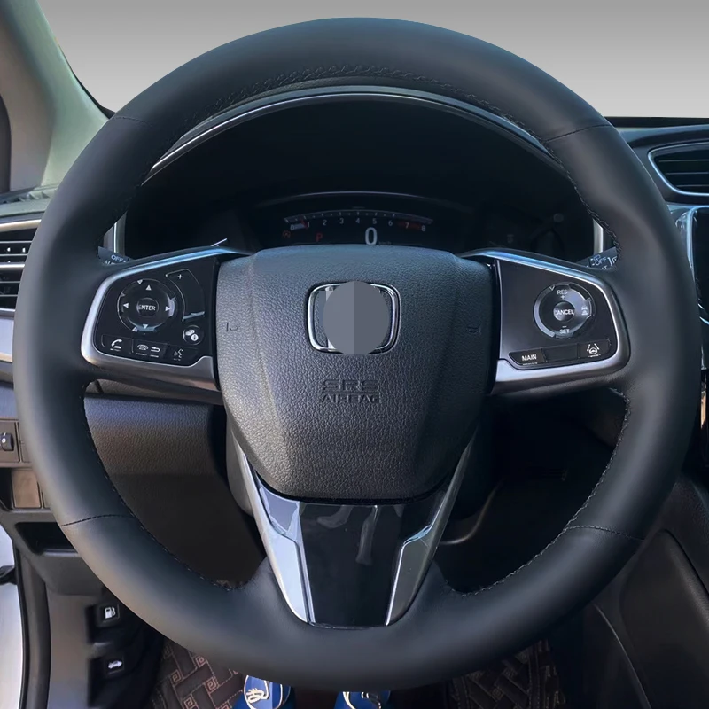 Nonporous DIY Black Genuine Leather Car Steering Wheel Cover For Honda Civic 10 2016-2019 CRV CR-V 2017-2019 Clarity 2016-2018
Nonporous DIY Black Genuine Leather Car Steering Wheel Cover For Honda Civic 10 2016-2019 CRV CR-V 2017-2019 Clarity 2016-2018