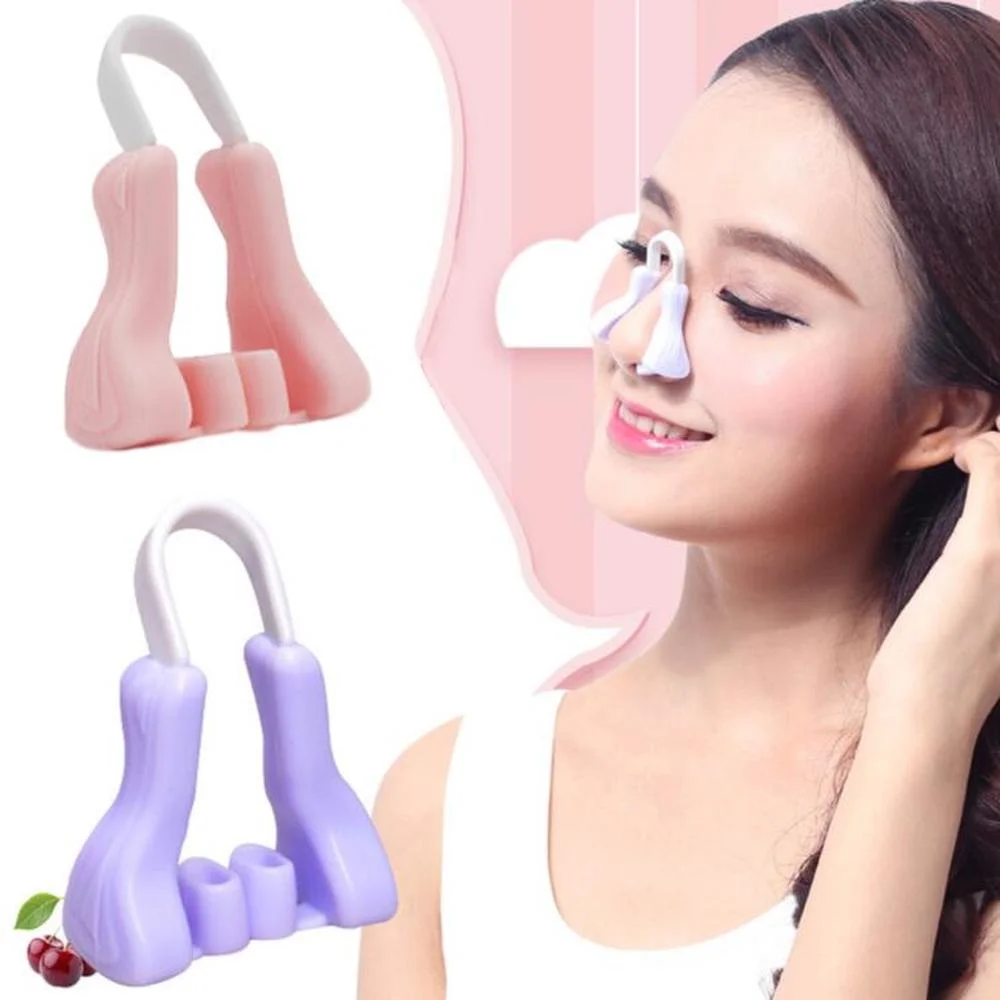 

1pc Magic Nose Shaper Clip Nose Lifting Shaper Silicone Nose Slimmer Shaping Bridge Hurt Nose Straightener Beauty Tools