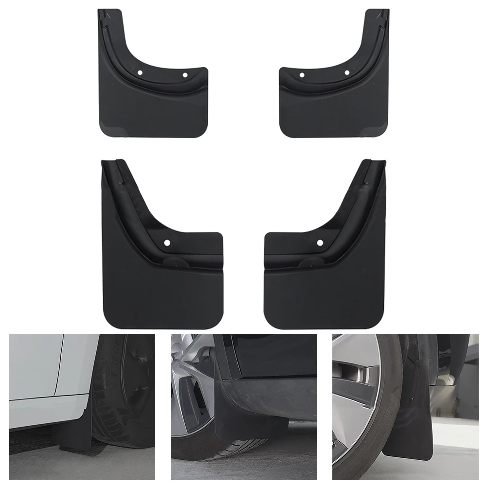 4pcs Car Mudguards Rear Wheel Mud Flaps Car Modification For Tesla Model 3 Model Y 2021-2023 PP+TPO Plastic Black Car Accessorie
4pcs Car Mudguards Rear Wheel Mud Flaps Car Modification For Tesla Model 3 Model Y 2021-2023 PP+TPO Plastic Black Car Accessorie