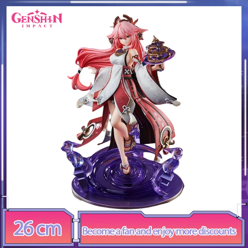 Фигурка аниме Genshin Impact Yae Miko, фигурки сексуальной девушки Hentai, ПВХ модель статуи Yae Miko, фигурки героев, коллекционные куклы, игрушки
Фигурка аниме Genshin Impact Yae Miko, фигурки сексуальной девушки Hentai, ПВХ модель статуи Yae Miko, фигурки героев, коллекционные куклы, игрушки
