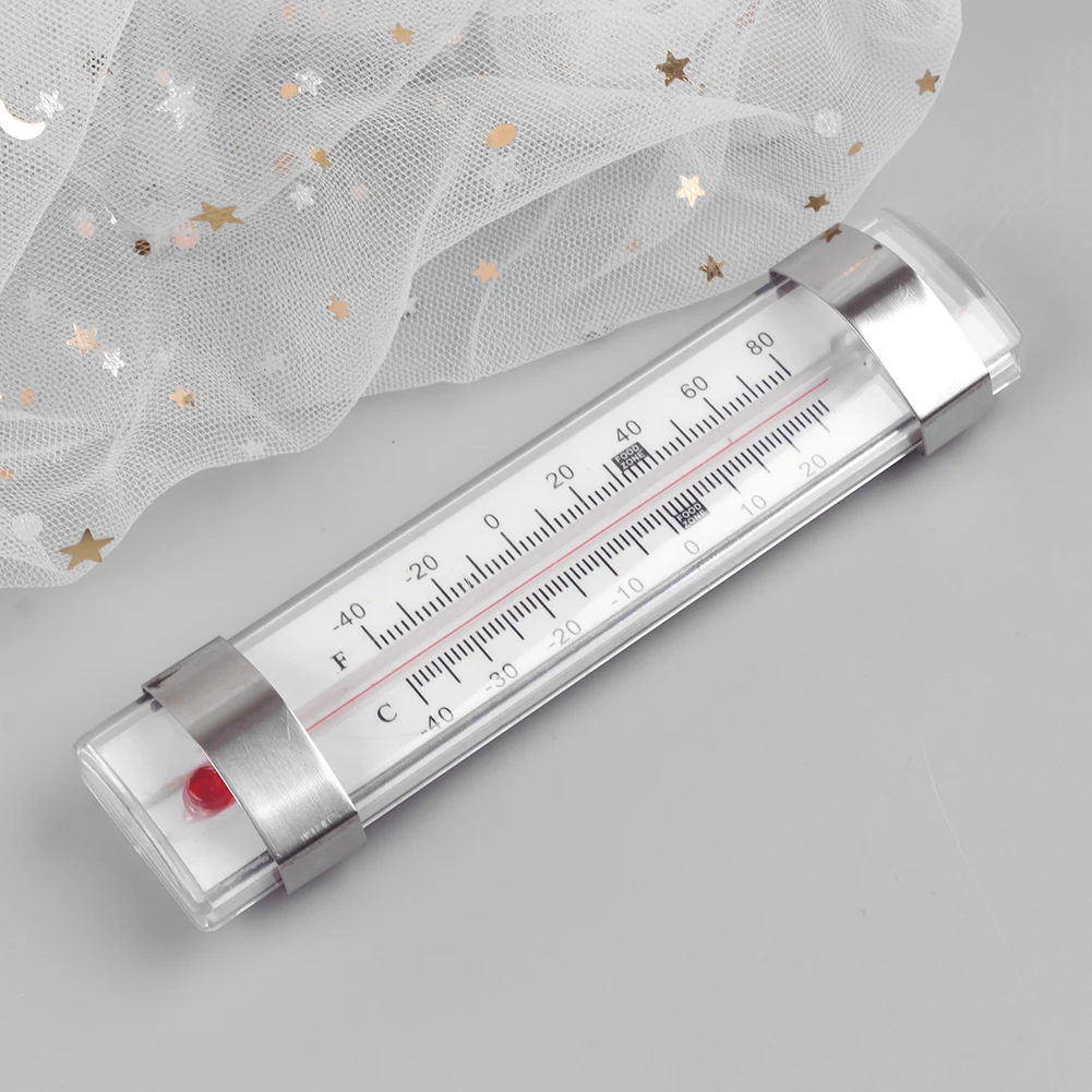 Plastic Temperature Measurement High Precision Refrigeration Temperature Meter Hanging Hook Freezer Thermometer Kitchen Supplies
Plastic Temperature Measurement High Precision Refrigeration Temperature Meter Hanging Hook Freezer Thermometer Kitchen Supplies