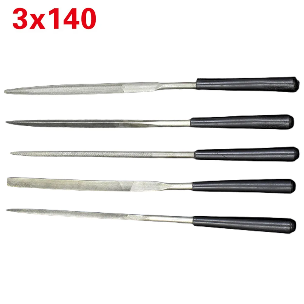 Hand Tools Diamond Files Nonslip Handle Round Silver + Black Triangle 3x140mm 5PCS Diamond Needle Flat For Wood
Hand Tools Diamond Files Nonslip Handle Round Silver + Black Triangle 3x140mm 5PCS Diamond Needle Flat For Wood