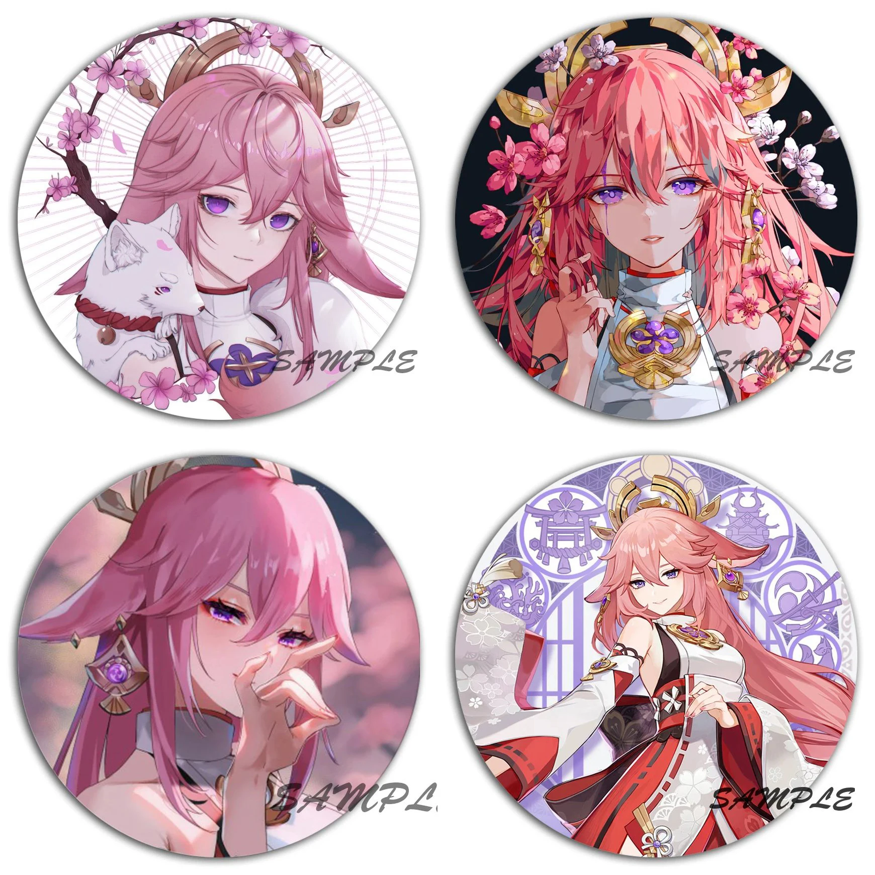 Genshin Impact Yae Miko Figures Badge Kawaii Character Brooches Cosplay Pins Cute Clothes Bags Accessories Girl Gifts for Friend
Genshin Impact Yae Miko Figures Badge Kawaii Character Brooches Cosplay Pins Cute Clothes Bags Accessories Girl Gifts for Friend