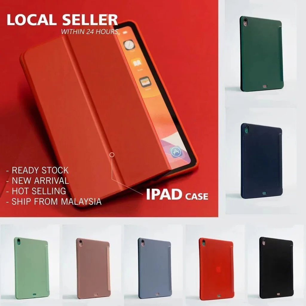 Apple iPad 9.7 2017 2018 Air 1 2 5 6 5th 6th Generation Slim Smart Case Flexible Soft Silicone Cover Auto Wake/Sleep 
Apple iPad 9.7 2017 2018 Air 1 2 5 6 5th 6th Generation Slim Smart Case Flexible Soft Silicone Cover Auto Wake/Sleep